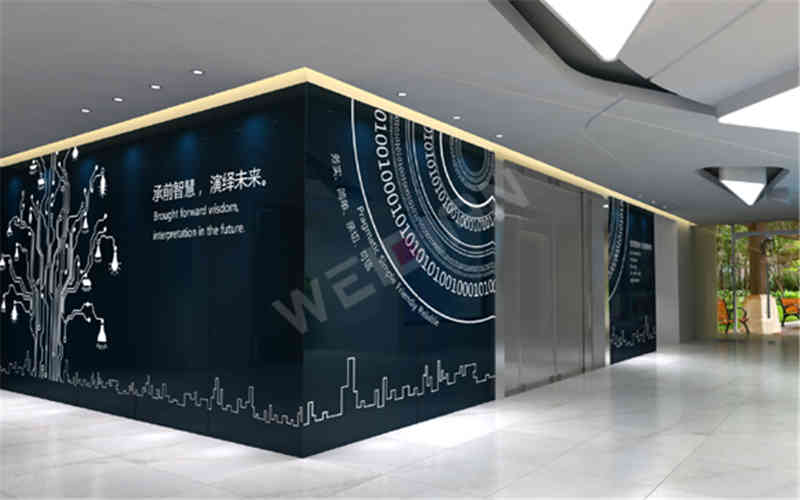 華大集成企業廣州展廳設計公司 華大集成企業廣州展廳設計公司