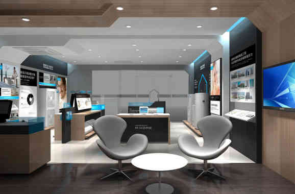 廣州裝飾設計公司美的終端形象店鋪裝飾設計