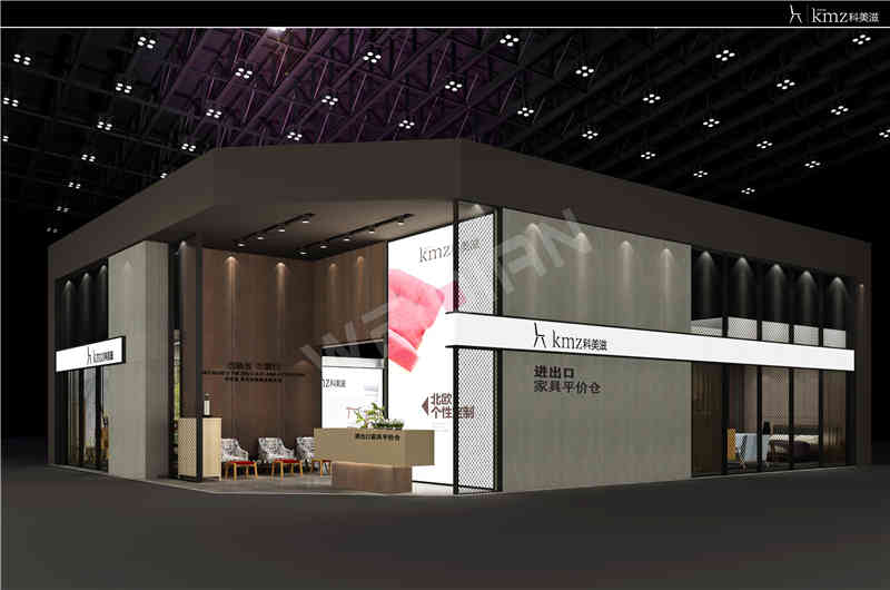廣州展覽裝飾設(shè)計(jì)公司助力科美滋廣州國際家具展覽會Ciff展覽、展臺設(shè)計(jì)搭建