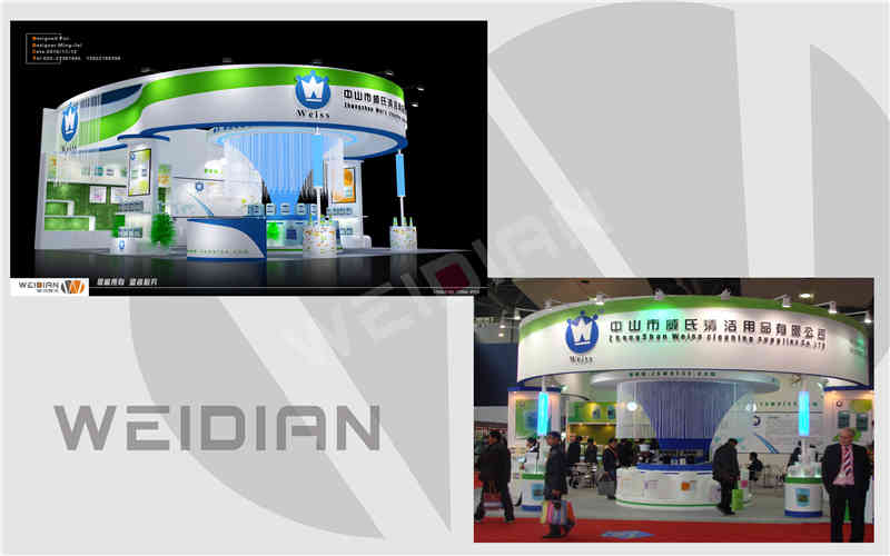 廣州展覽會裝飾設計公司助力兆能源、耐施得多家企業廣州國際酒店用品展覽會廣州展臺設計搭建