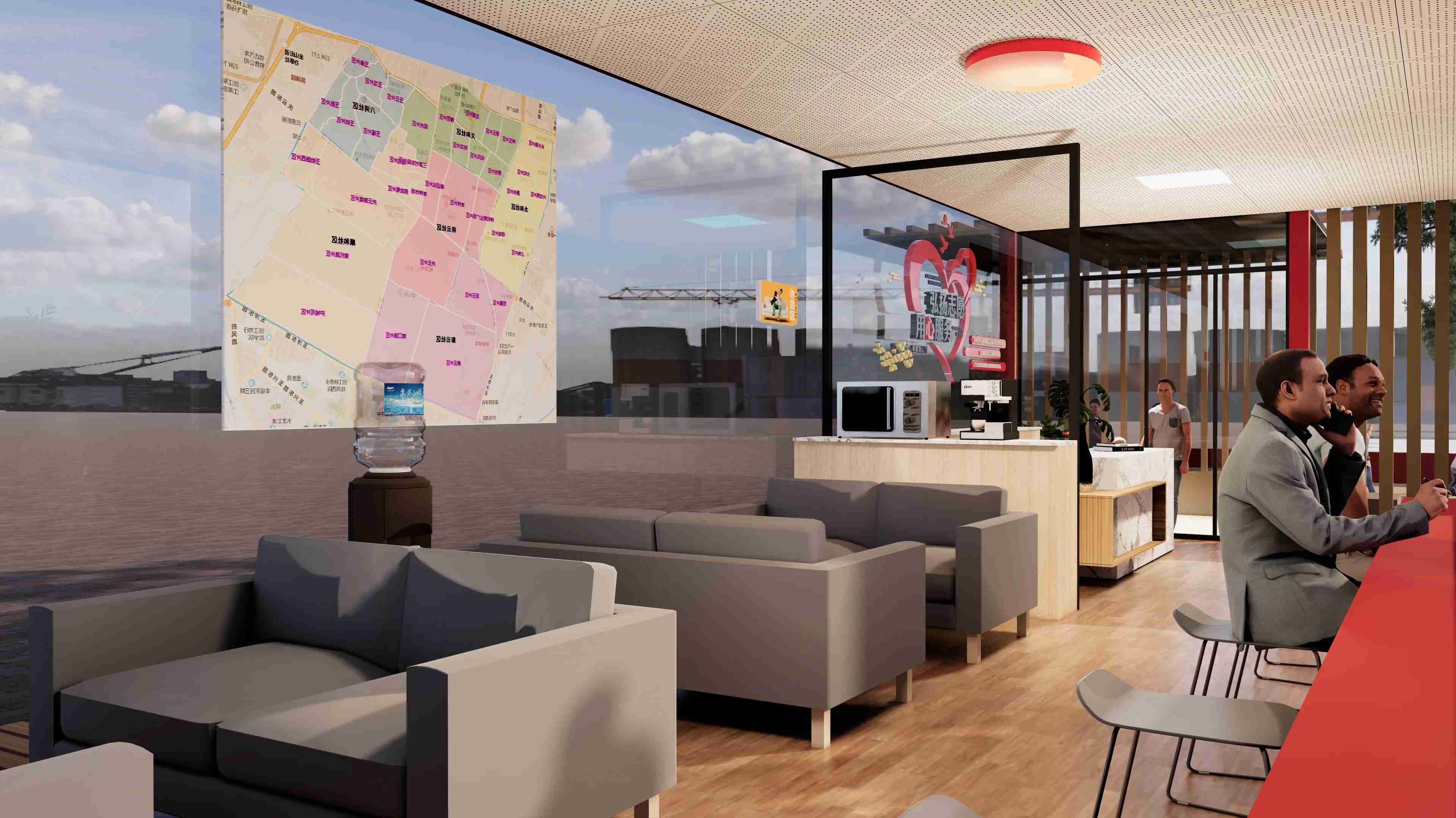 廣東佛山黨群服務驛站、廣東暖心驛站、廣東愛心驛站設計施工