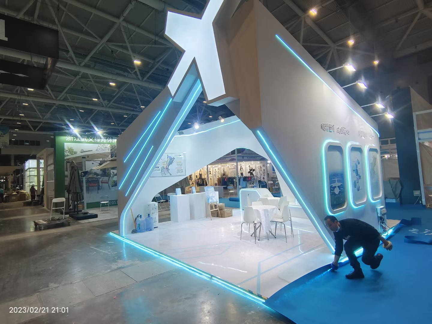 廣州展會搭建設(shè)計(jì)深圳跨境電商展，福永街道展臺