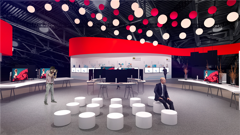 中國南車股份有限公司參展廣州國際會議中心展覽設計展臺搭建3